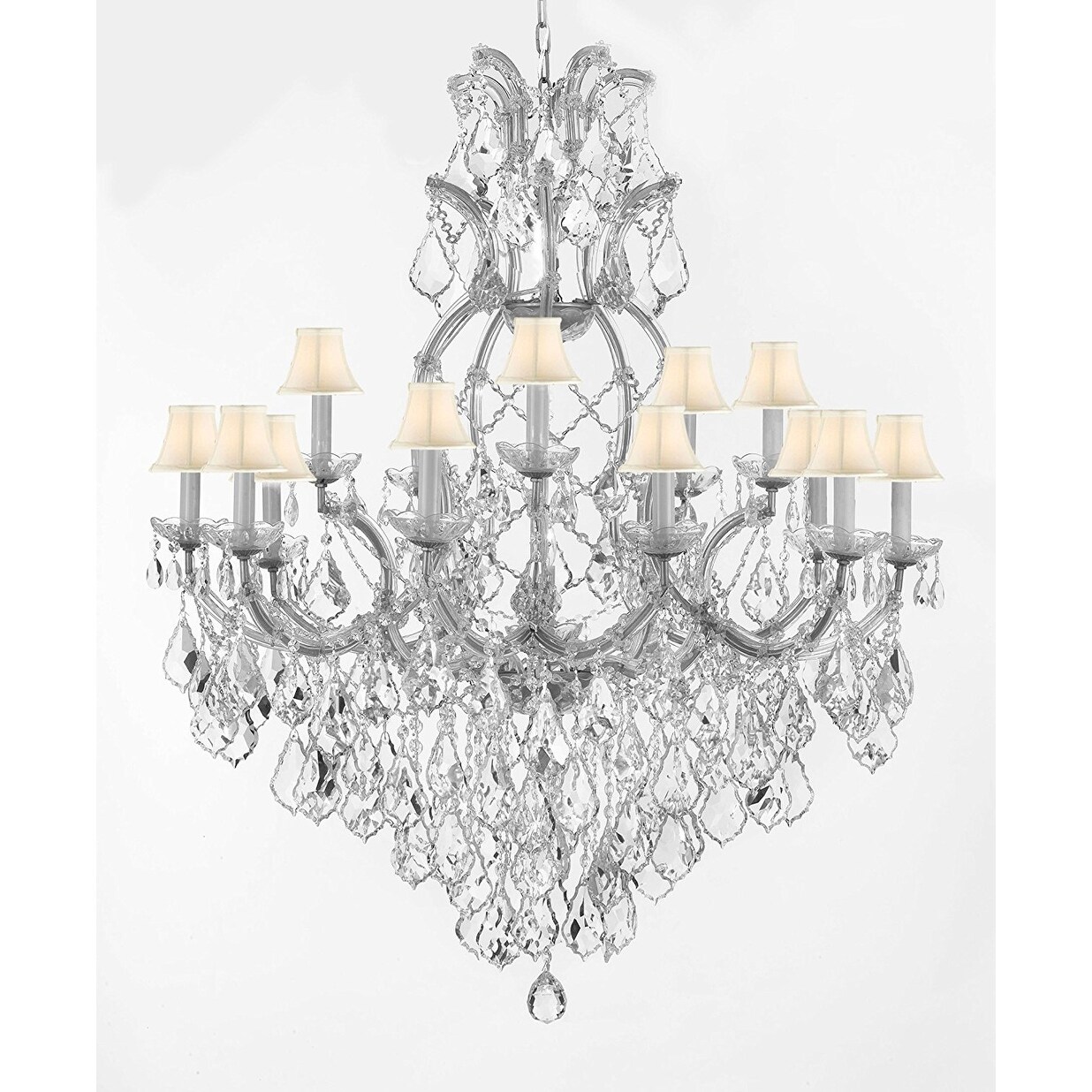 Shop Swarovski Crystal Trimmed Maria Theresa Chandelier Lights