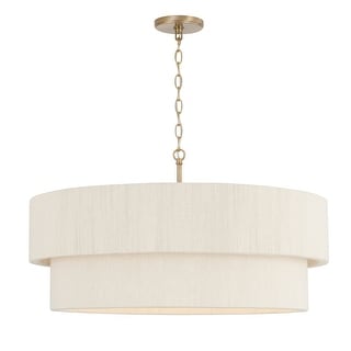 Delaney 4-light Matte Brass Hanging Pendant