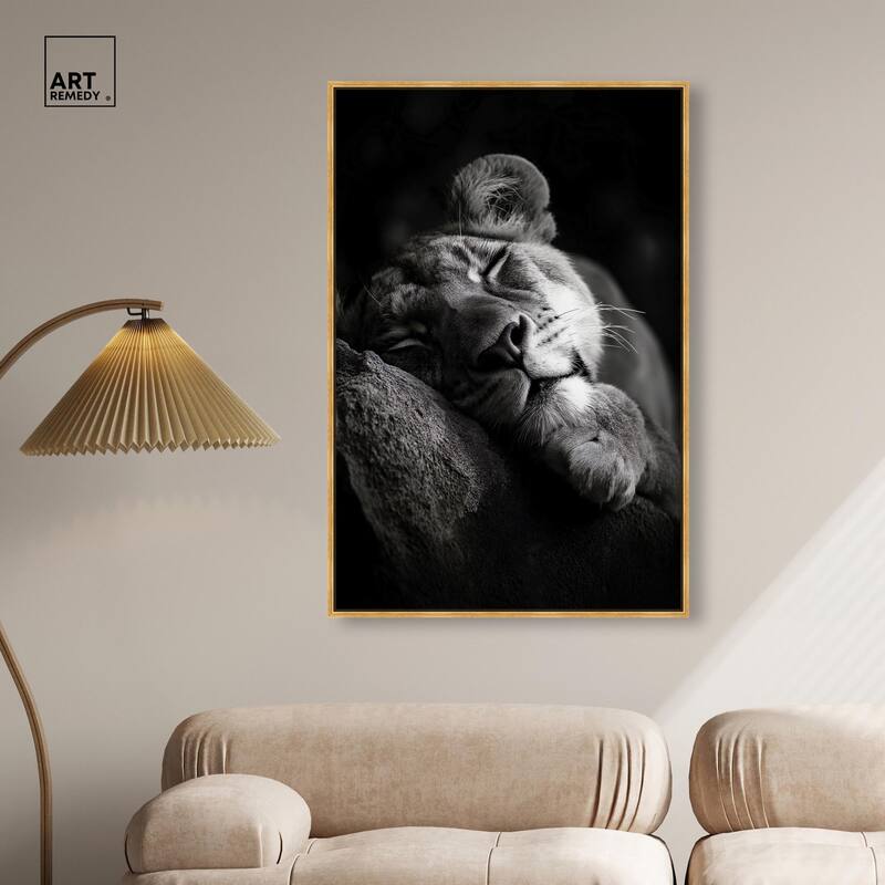 Resting Predator Canvas by Art Remedy