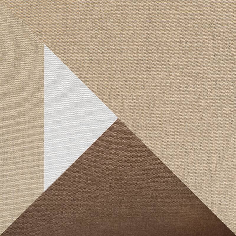 Milo Espresso 18 Piece Sunbrella Outdoor Patio Estate Set - Maxim Beige