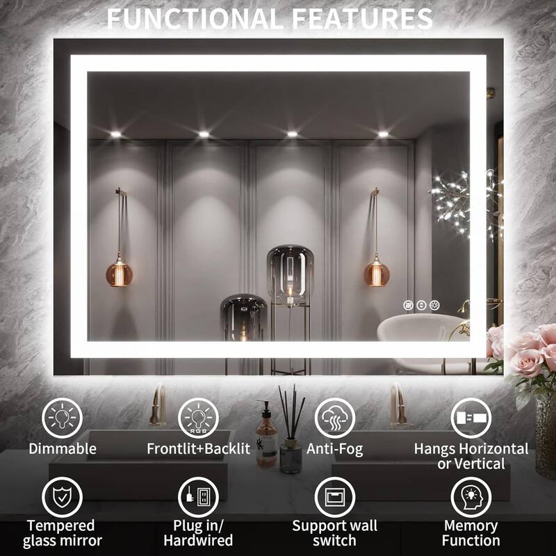 Waterproof Bathroom Vanity Mirror