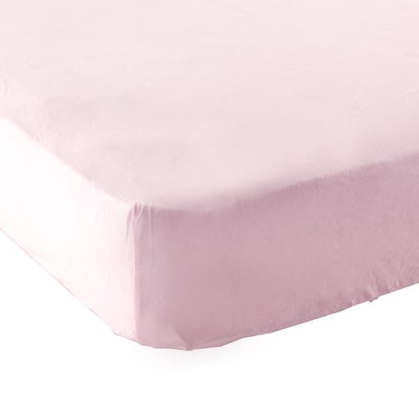 slide 1 of 1, Luvable Friends Baby Girl Fitted Playard Sheet, Pink, One Size - Pink - One Size One Size - Pink