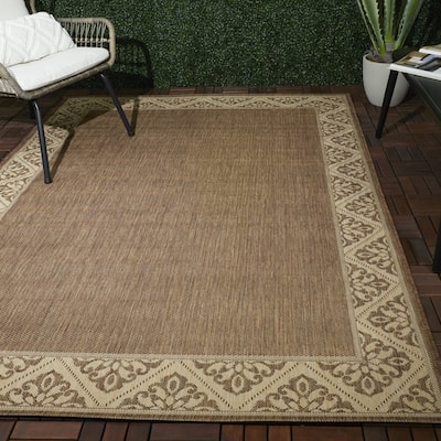 Signature Home Manor Border Indoor/Outdoor Area Rug