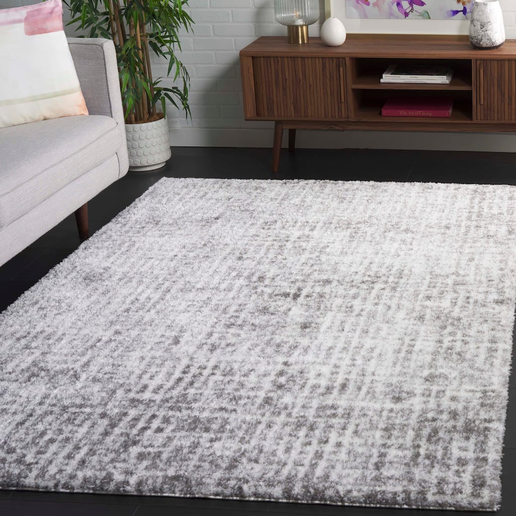 SAFAVIEH Tahoe Anupama Shag Modern 1.2-inch Thick Rug