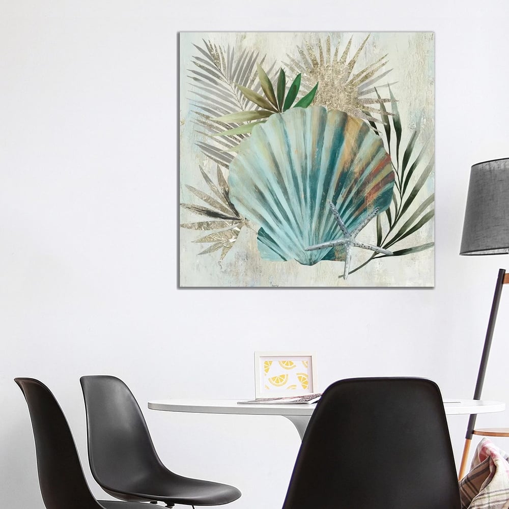 iCanvas "Turquoise Shell I" by Aimee Wilson Canvas Print