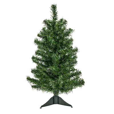 Medium Mixed Classic Pine Artificial Christmas Tree - 2' - Unlit - 2 Foot