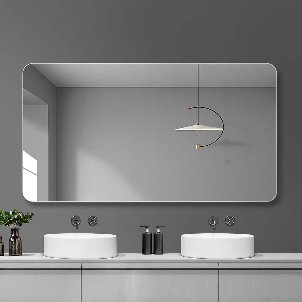 Bathroom Vanity Mirror,Wall-Mounted Mirror for Bathroom Anti-Fog Waterproof