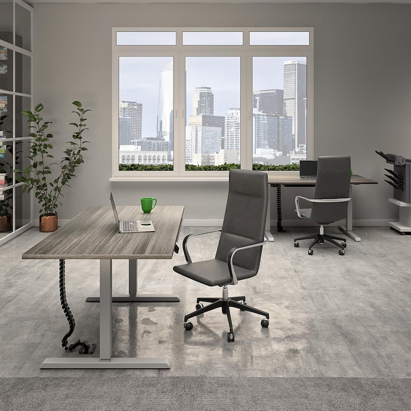 Bridgeport E-Lift Adjustable Height Pro-Desk