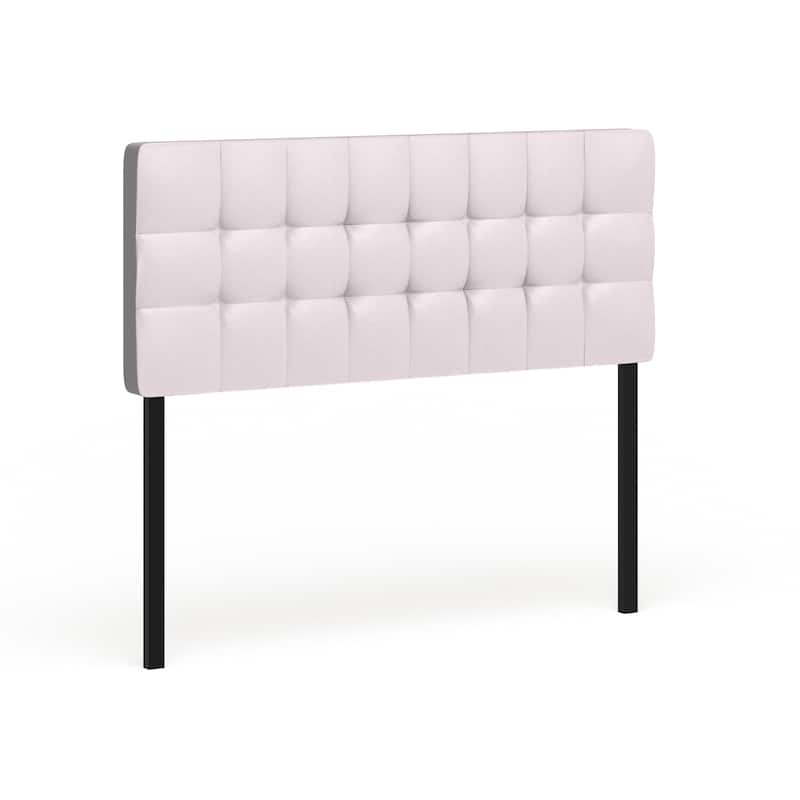 Porch & Den Tularosa Full-size Vinyl Headboard - White