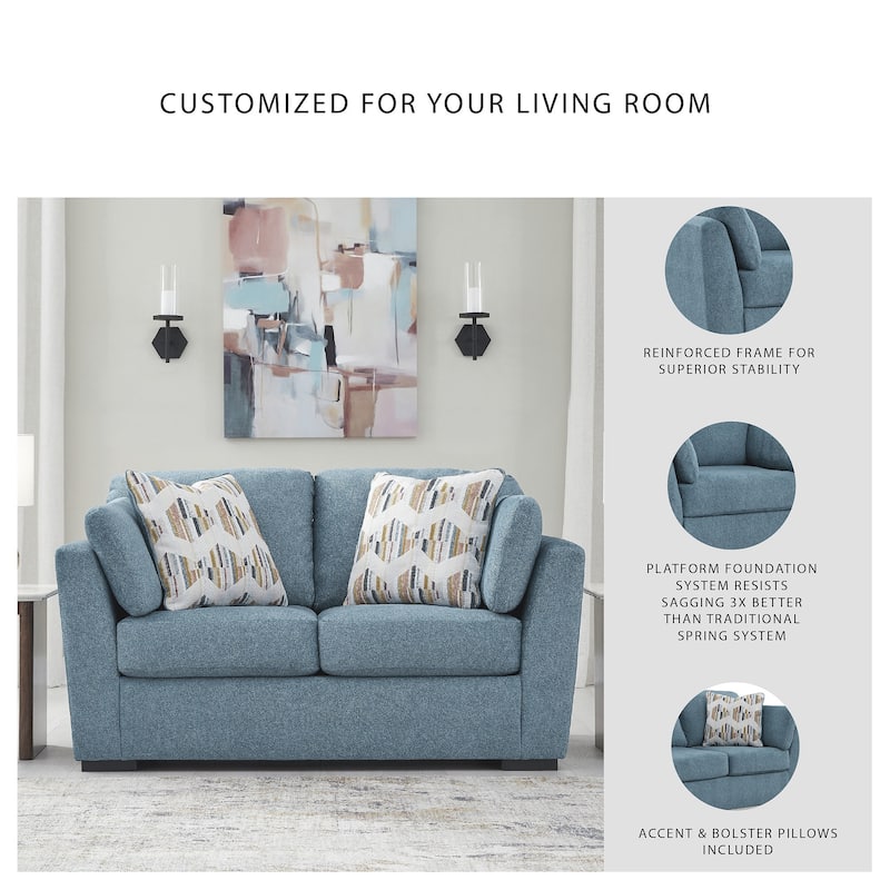 Signature Design by Ashley Keerwick Loveseat - 68"W x 41"D x 39"H