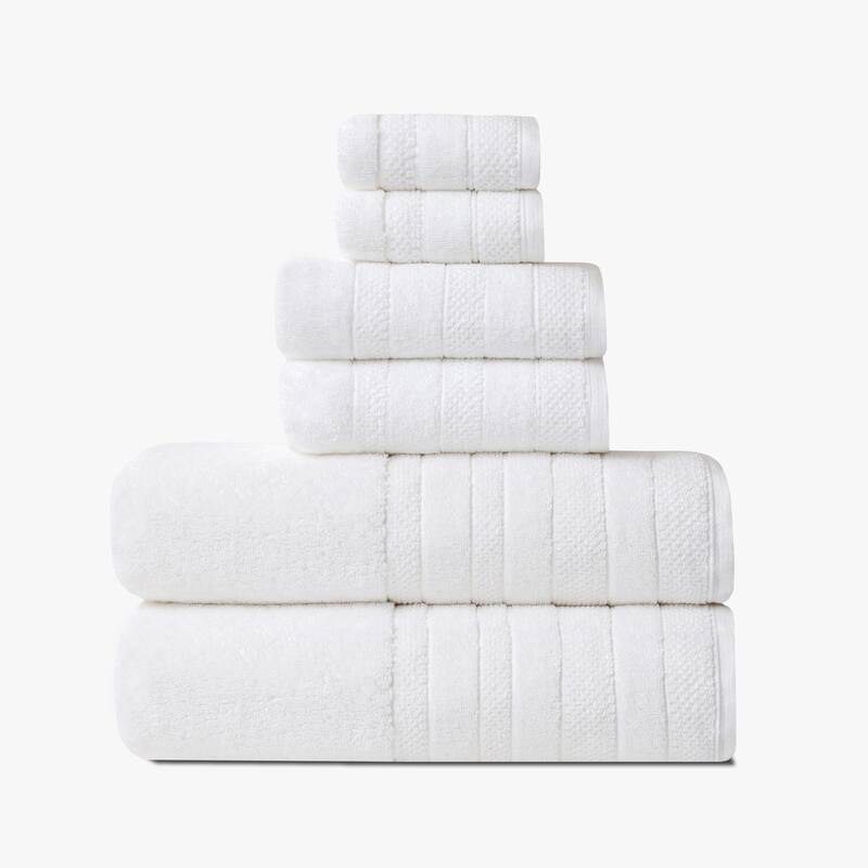 True Luxury Towels - White - Bath Towel Set