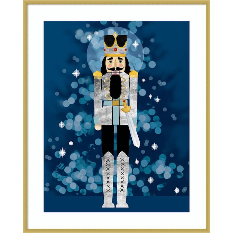 Disco Nutcracker I by Grace Popp Wood Framed Wall Art Print