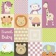 preview thumbnail 2 of 1, Jennifer Nilsson 'Baby Girl Animal Quilt' Framed Art