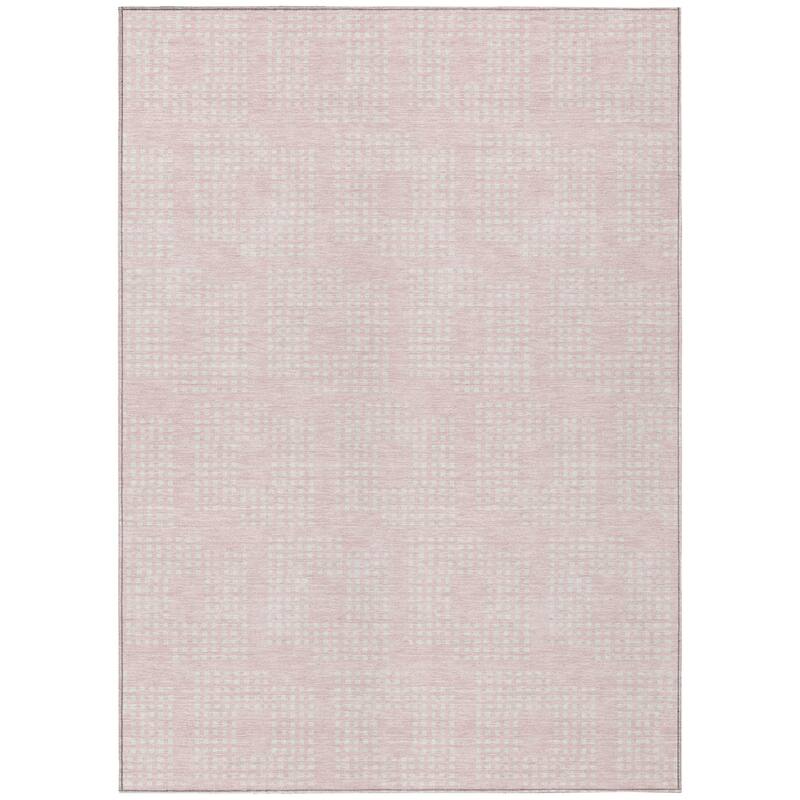 HomeRoots Geometric Transitional Rectangle Outdoor Rug