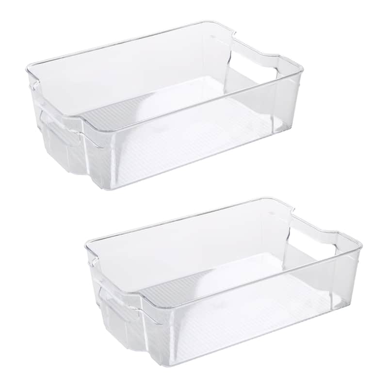 Kitchen Details 2 Pack Medium Refrigerator Shelf Organizer - 12.32" x 6.14" x 3.46"