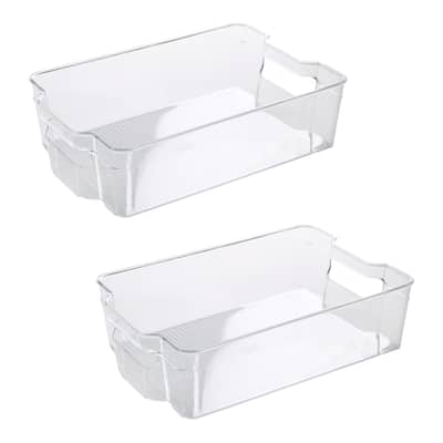 Kitchen Details 2 Pack Medium Refrigerator Shelf Organizer - 12.32" x 6.14" x 3.46"