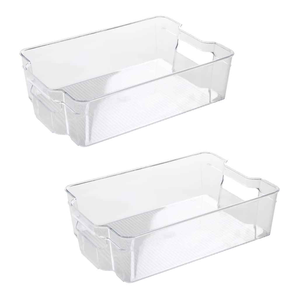 Kitchen Details 2 Pack Medium Refrigerator Shelf Organizer - 12.32" x 6.14" x 3.46"
