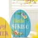 preview thumbnail 4 of 6, Glitzhome 7.5"H Set of 3 Easter Wooden Easter Egg Table Decor