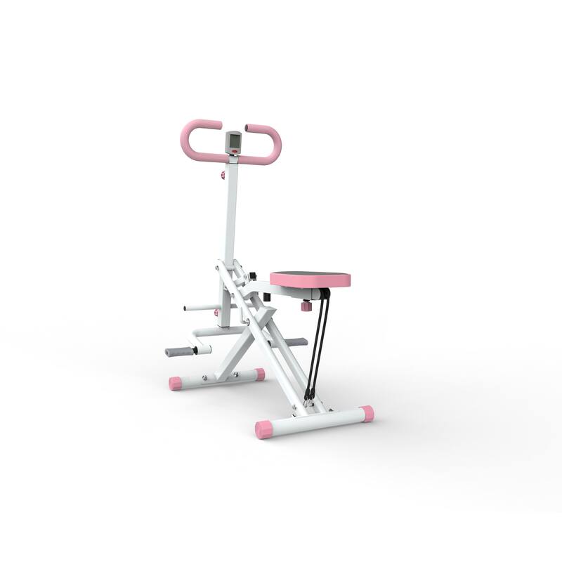 Squat Machine for Home, Assist Trainer for Glutes Workout Foldable with Resistance Bands, for Botty Glutes Butt Thighs