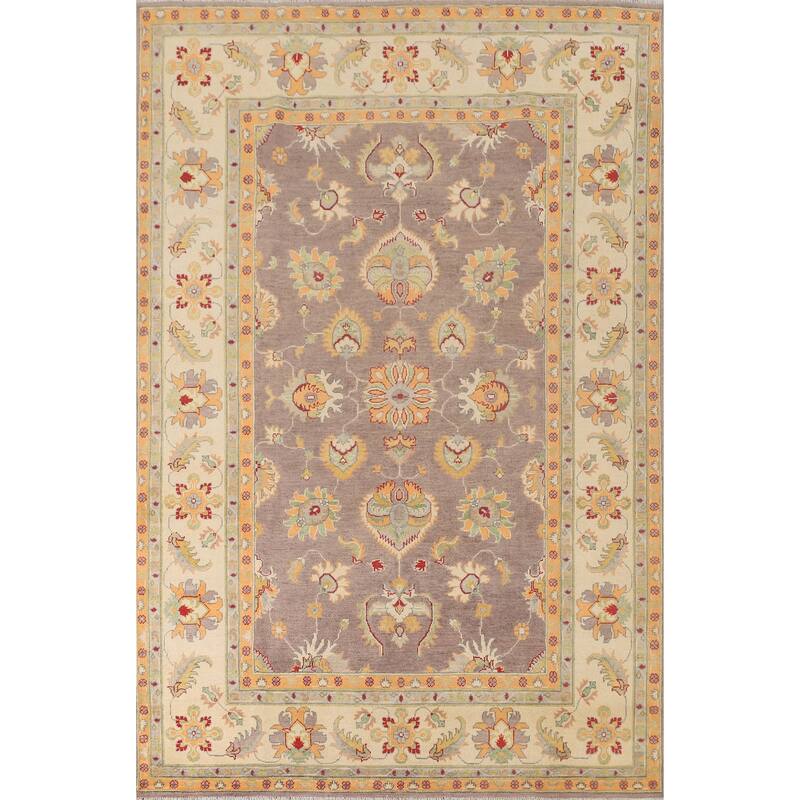 Kazak Area Rug Hand-Knotted Bedroom Wool Carpet - 6'8" x 9'10"