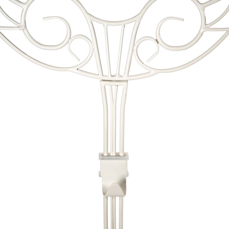 Adjustable Wreath Hanger for Door - Antler (White) - White