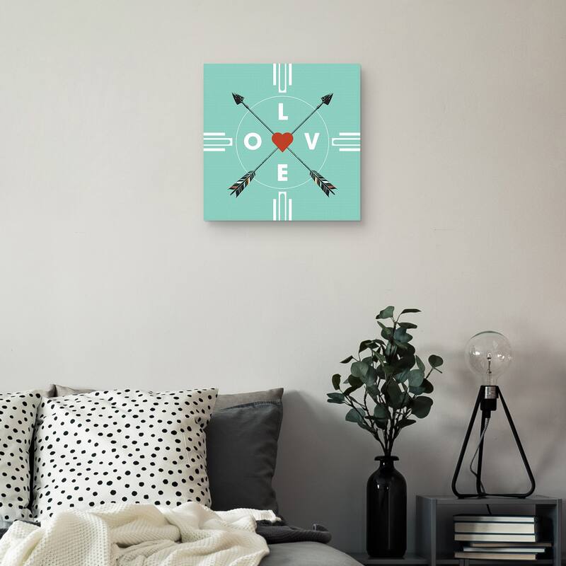 Love Arrow 2 by Parker Jones Canvas Art Print