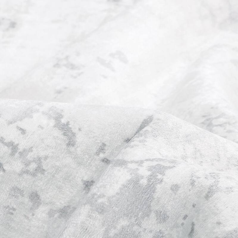 Overton Handmade Modern Contemporary Abstract Area Rug - 10' x 14' - Gray