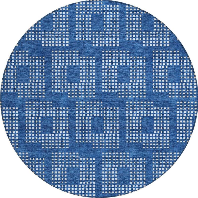 HomeRoots Geometric Transitional Rectangle Outdoor Rug