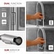preview thumbnail 9 of 71, Single Handle Pull-Down Sprayer Kitchen Faucet K-141 - Height: 17.25" Spout H: 9" Spout R: 9"