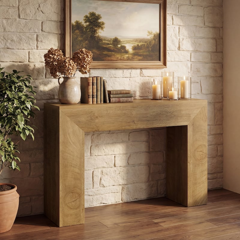 Wood Entryway Console Table, Sofa Table Behind Couch, Living Room Hallway Entrance Foyer