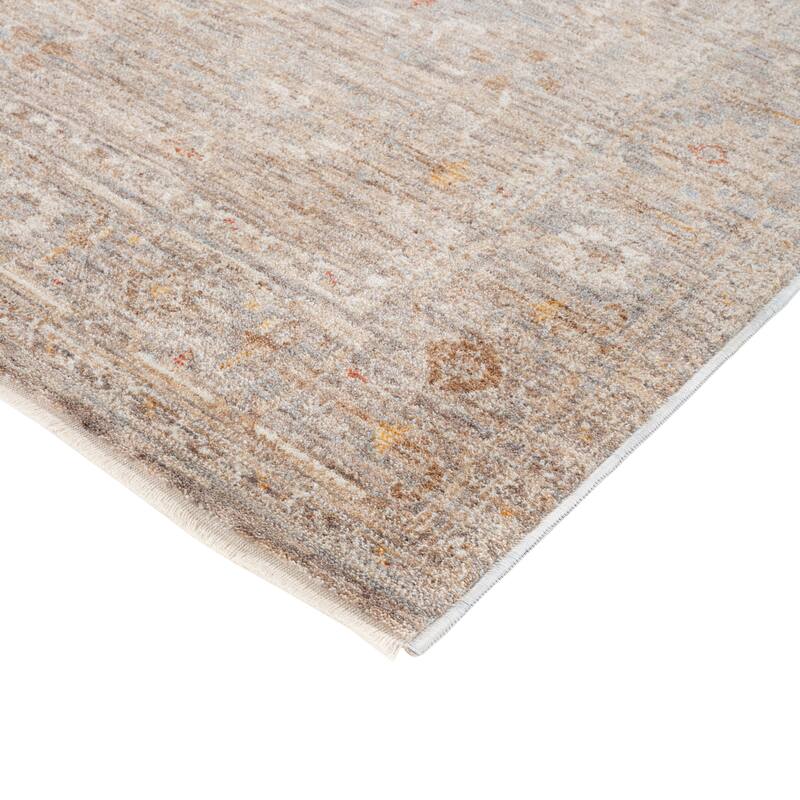 Albany Vintage Power-Loom Blue Area/Runner Rug