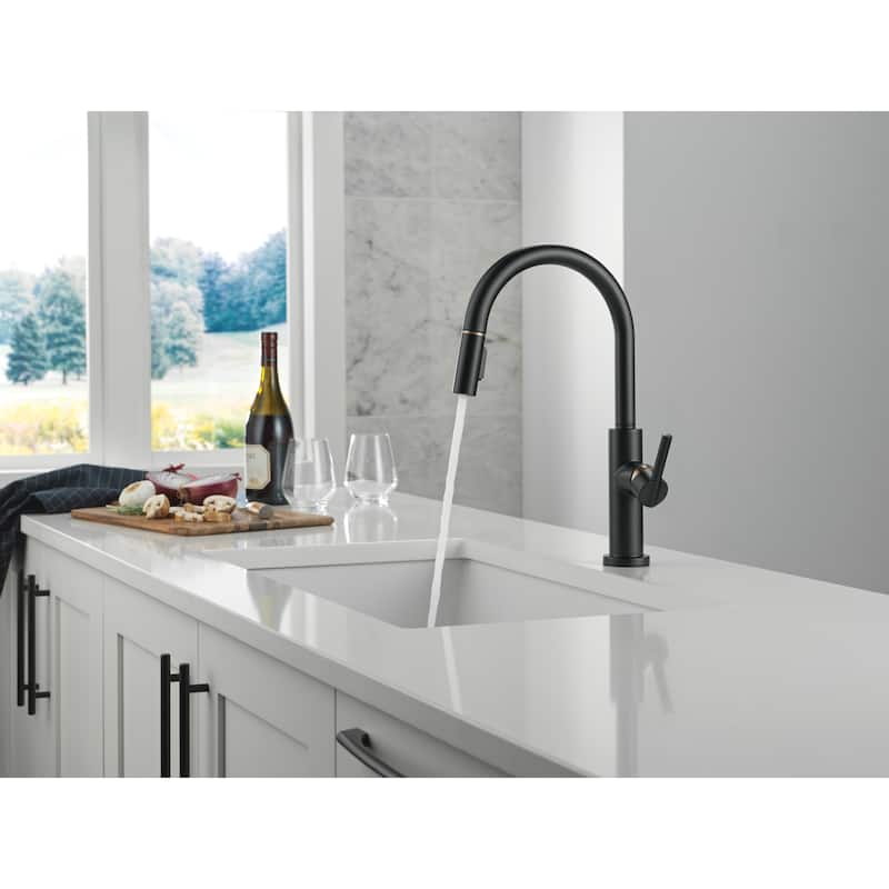 Delta 19867LF Nicoli 1.8 GPM Single Hole Pull Down Kitchen Faucet