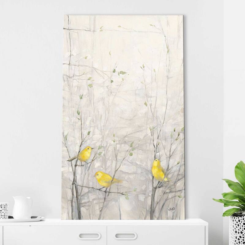 "Birds in Trees I" by Julia Purinton Print on Canvas