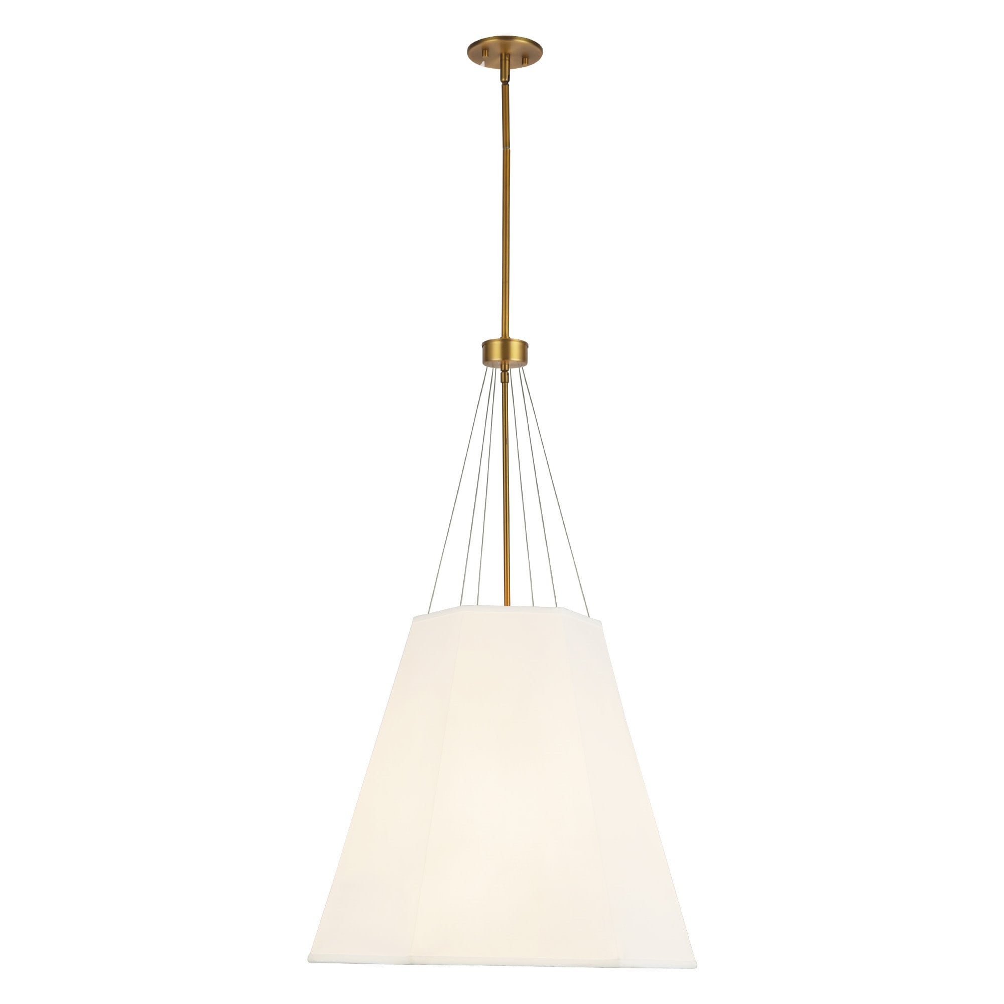Alora Lighting PD545622WL Manila 3 Light 23" Wide Pendant with Linen