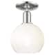Option Polished Nickel / Opal Shade