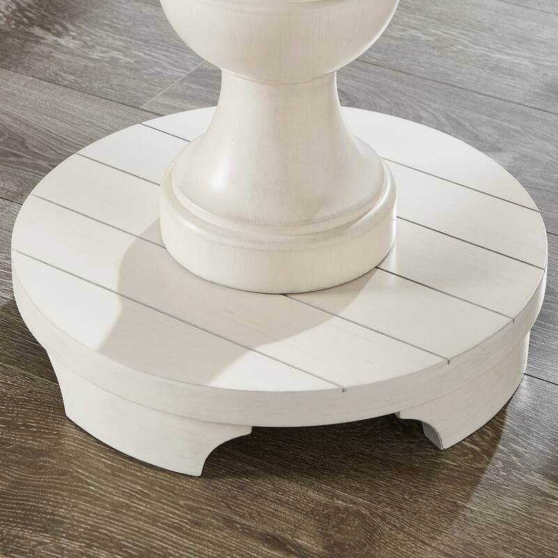 26-Inch Diameter Traditional Round Pedestal End Table
