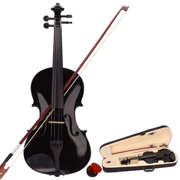 Violins 4//4 Wood Cello Bag Bow Rosin Bridge Black