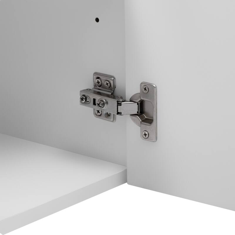 60'' Floating Bathroom Vanity Set with White Integrated Ceramic Sink - 60'' x 18.5'' x 20.1''