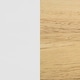 preview thumbnail 9 of 8, Wyatt Wood Twin Over Twin Bunk Bed White and Natural