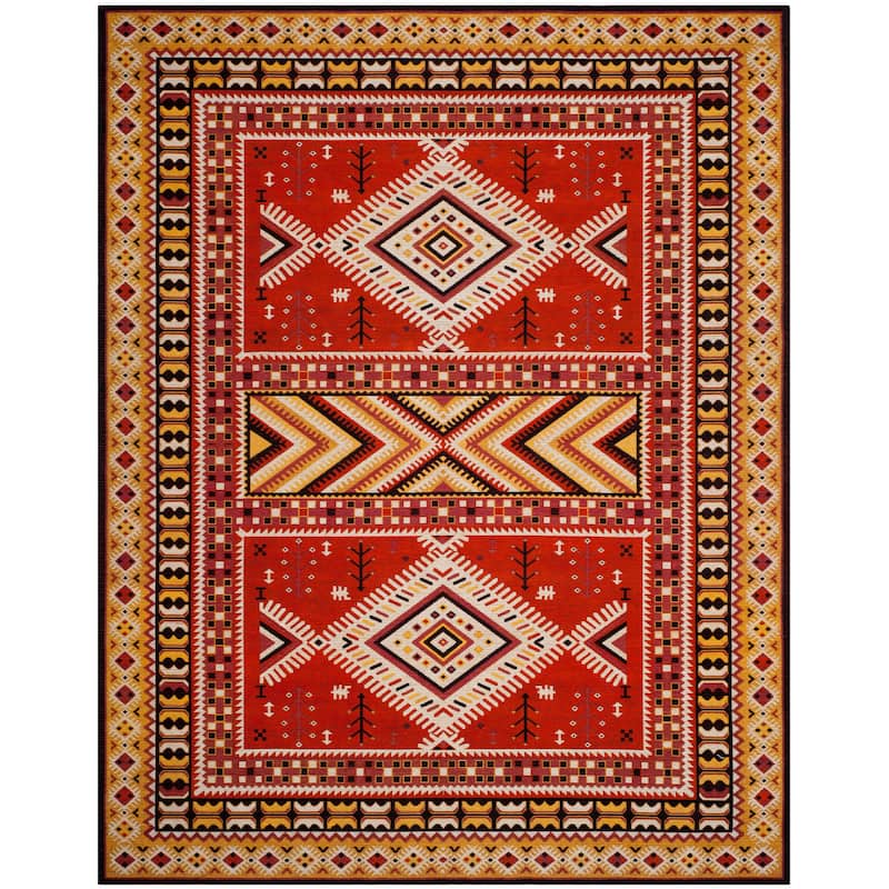 SAFAVIEH Classic Vintage Boho Rozeta Oriental Cotton Rug