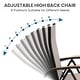 preview thumbnail 20 of 41, 9/11/13-Piece Outdoor Patio Dining Set All-Weather Aluminum Dining Table with Umbrella Hole and Adjustable Folding Chairs