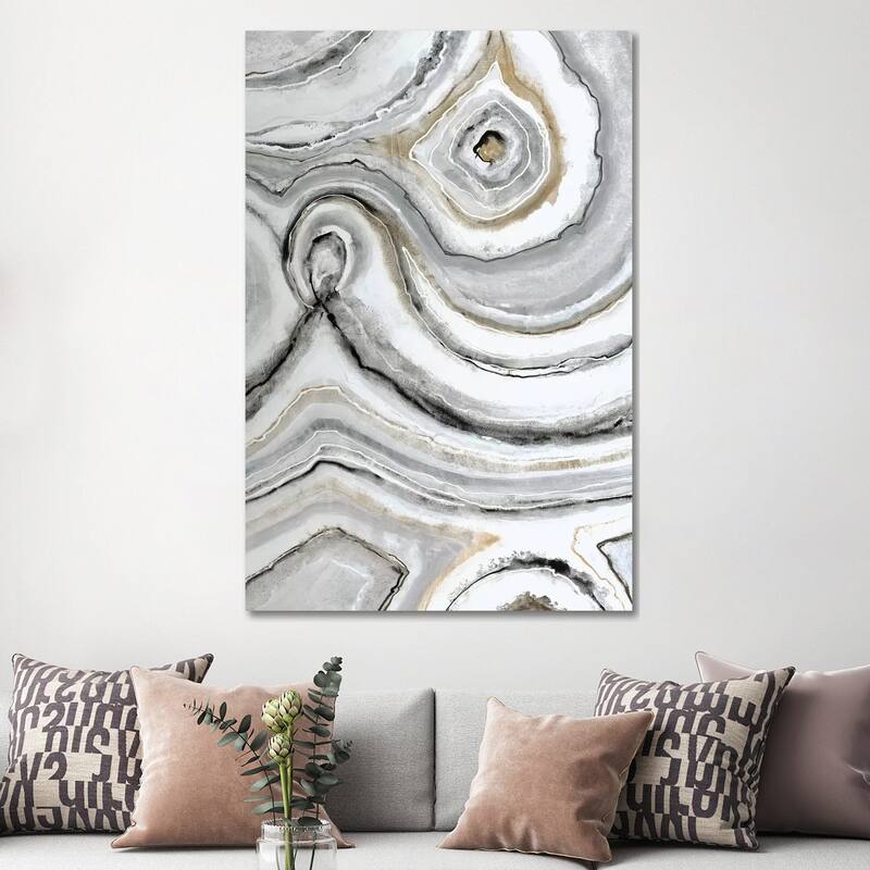 iCanvas "Shades Of Gray I" by Liz Jardine Canvas Print