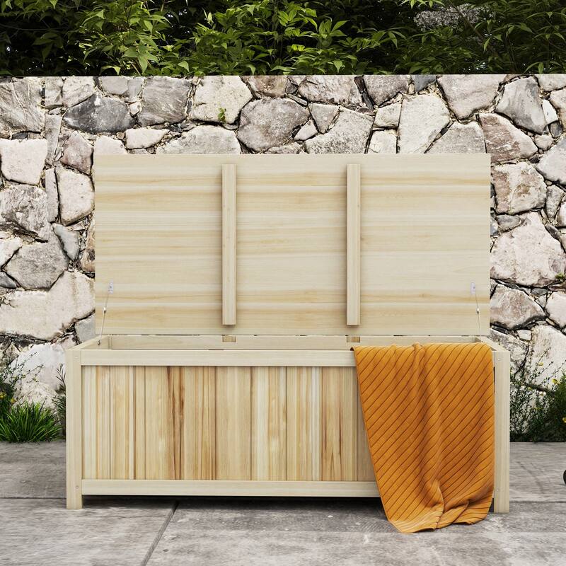 Outsunny 45.5 Gallon Outdoor Storage Box