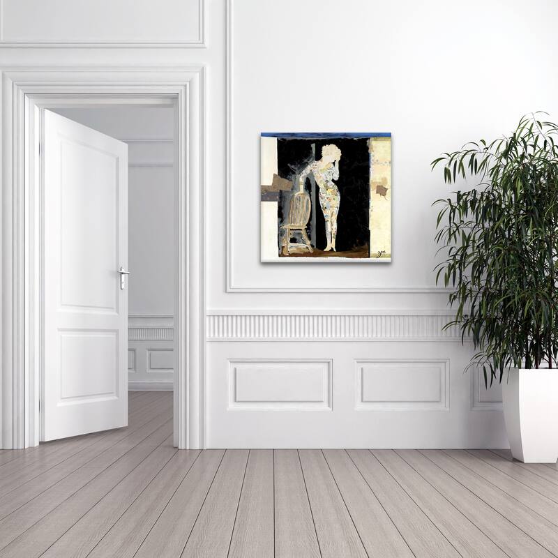 Deep in Thought' Abstract Wrapped Canvas Wall Art Bed Bath & Beyond