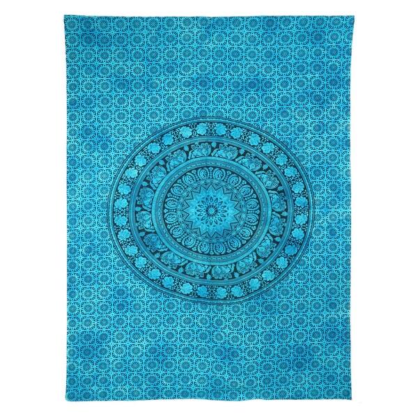 AOYEGO Mandala Throw Blanket Aztec Blue Orange Vintage Paisley Ethnic Moroccan Flower Blanket King Size Flannel Blanket 60x80 Inch for Sofa Bed Women Men AOYEGO Mandala Throw Blanket Aztec Blue Orange Vintage Paisley Ethnic Moroccan Flower Blanket King Size Flannel Blanket 60x80 Inch for Sofa Bed Women Men