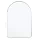 Arched Metal Mirror Full-length Floor Mirror with Bracket