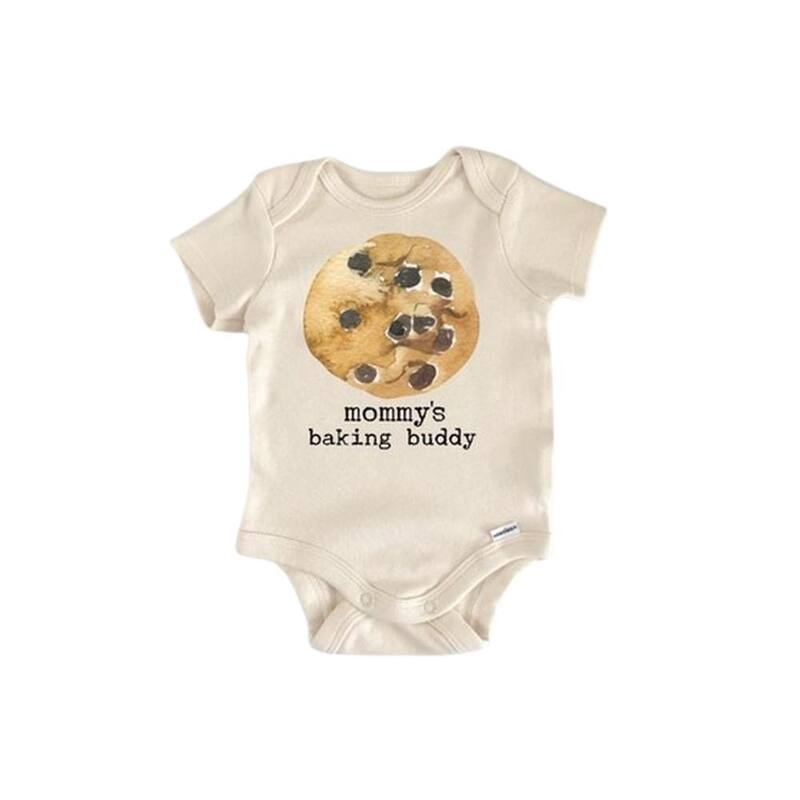 Cookie Baking Chef - Baby Boy Girl Clothes Infant Bodysuit Funny Cute Newborn