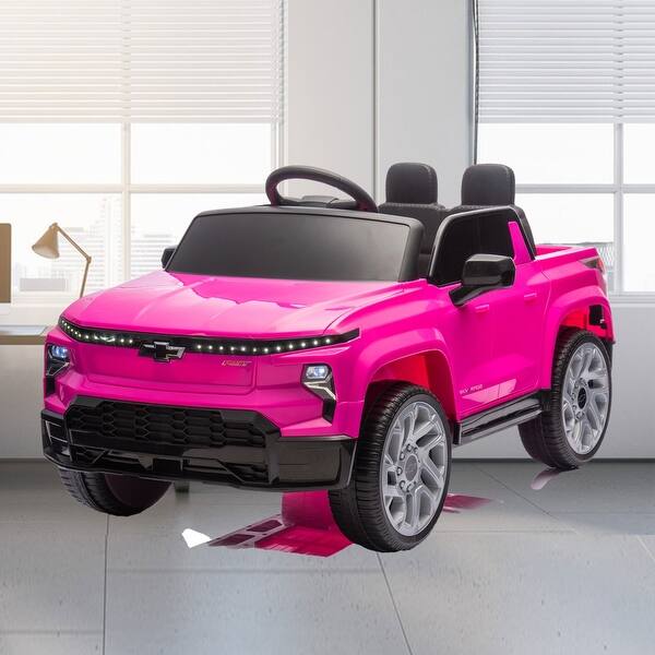 slide 2 of 25, 12V Electric Ride-On Truck for Kids with Parent Remote, Suspension Wheels, Music, LED Lights, and Adjustable Speeds