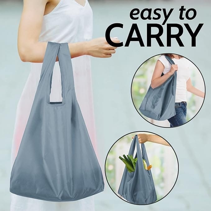 Zulay Kitchen 5 Pack 50 Pound Reusable Grocery Bags