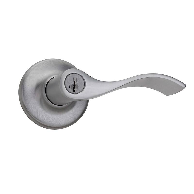 Kwikset Balboa Reversible Keyed Entry Door Leverset with SmartKey